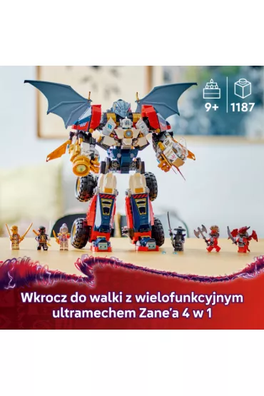 LEGO NINJAGO Wielofunkcyjny ultramech Zane`a 71834