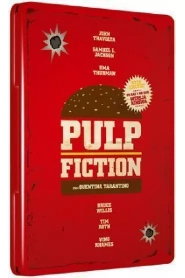 Pulp Fiction (wersja Metal Box) - Bruce Willis, John Travolta, Tim Roth, Uma Thurman, Samuel L. Jackson
