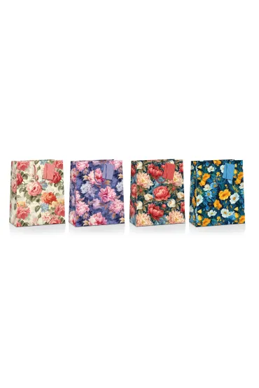 Pan Dragon Torba ozdobna Kwiaty du�a 002 (31,5x26x12cm) mix