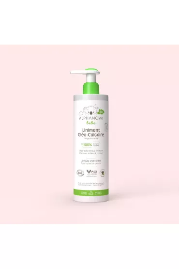 Alphanova Bebe Bio, Delikatny Balsam Oliwny dla niemowlt 400 ml