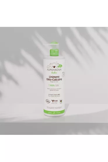 Alphanova Bebe Bio, Delikatny Balsam Oliwny dla niemowlt 400 ml