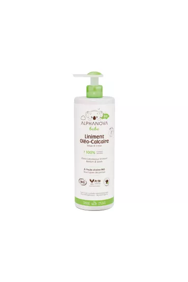 Alphanova Bebe Bio, Delikatny Balsam Oliwny dla niemowlt 400 ml