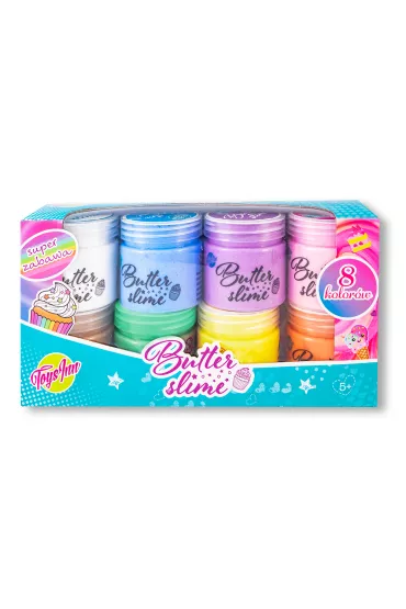 Zestaw Butter Slime 8 kolor�w x 50g Stnux