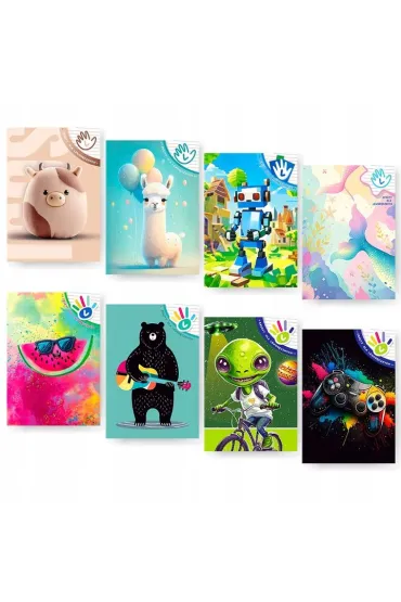 ZESZYT DLA LEWOR�CZNYCH A5 /32 TRZYLINIA KOLOR
