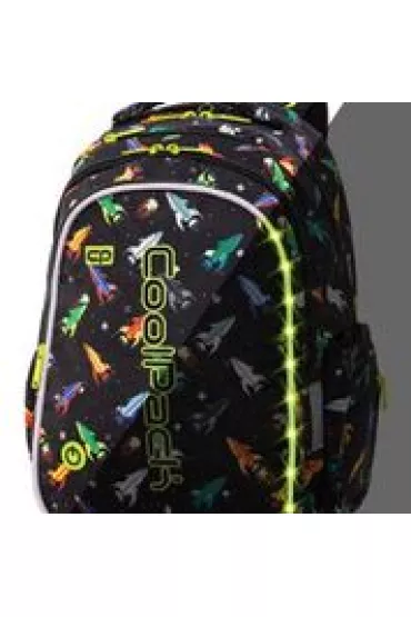 �wiec�cy plecak szkolny Coolpack Joy M Led Rockets