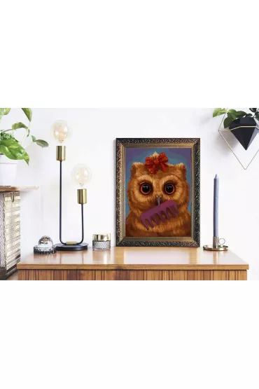 Twoje Hobby Malowanie po numerach - Ma�a sowa 40x50cm
