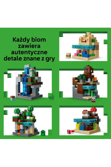 LEGO Minecraft Minibiomy 21589