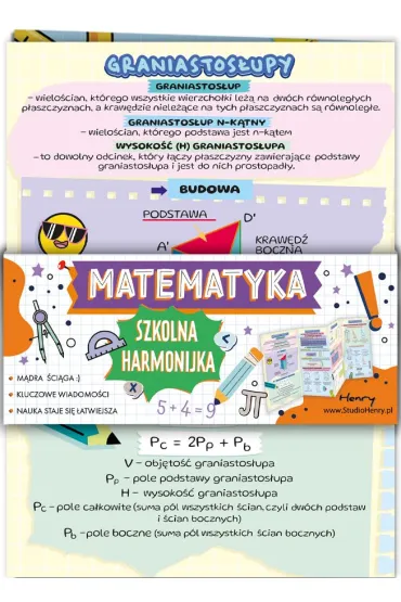 Henry �ci�ga harmonijka matermatyka - ostros�upy B6