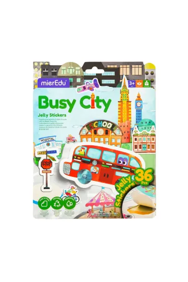 Naklejki �elki - Ruchliwe miasto mierEdu