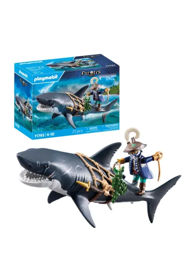 Playmobil Pirates Rekin olbrzym z piratem 71793