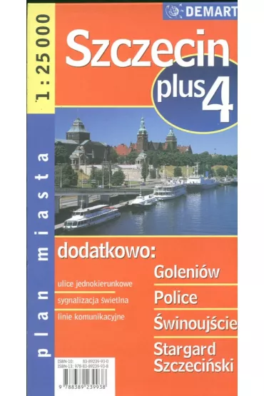 Szczecin plus 4 - plan miasta demart
