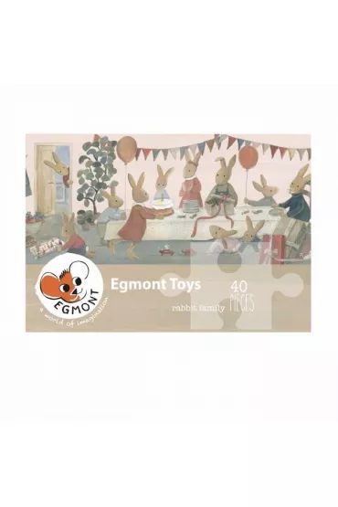 Puzzle 40 el. Rodzina Kr�liczk�w Egmont Toys