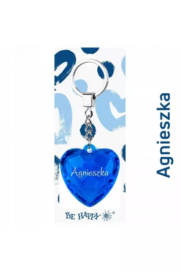 Be-Happy Gifts Brelok Serce Agnieszka