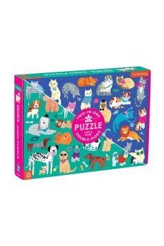 Puzzle dwustronne Koty i psy 6+ Mudpuppy
