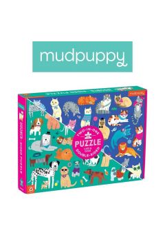 Puzzle dwustronne Koty i psy 6+ Mudpuppy