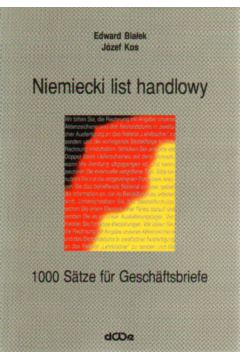 Niemiecki list handlowy - Bia�ek Edward - Edward Bia�ek