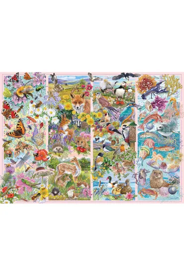 Puzzle 1000 Ciekawe stworzenia 113731 Gibsons