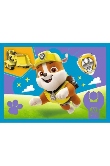 Puzzle 4w1 - Biegn�ce Pieski (12+15+20+24 el.) Trefl