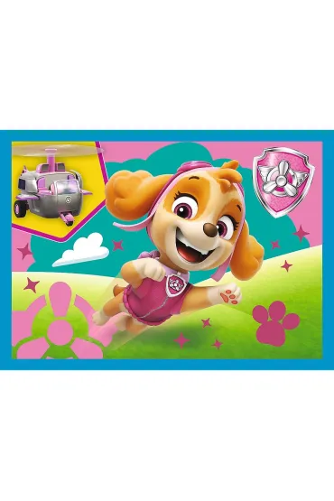 Puzzle 4w1 - Biegn�ce Pieski (12+15+20+24 el.) Trefl