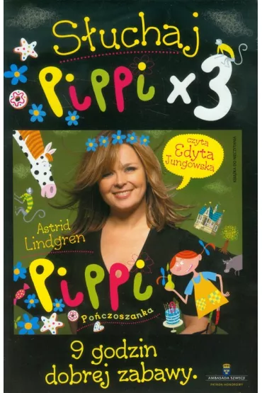 Audiobook Pakiet Pippi Po�czoszanka CD - Astrid Lindgren