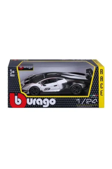 Bburago model racing - lamborghini essenza white/black 1:24