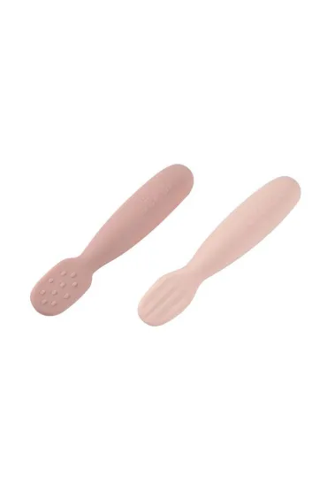 Beaba Zestaw silikonowych pierwszych yeczek-gryzakw Cotton candy/sorbet 2 szt.