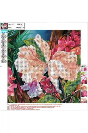 Centrum Mozaika diamentowa 5D - Flower 30x30cm