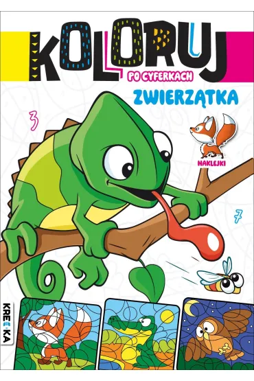 Zwierz�tka. Koloruj po cyferkach