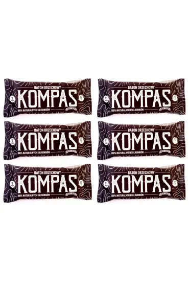Zmiany Zmiany Baton orzechowy Kompas Zestaw 6 x 70 g