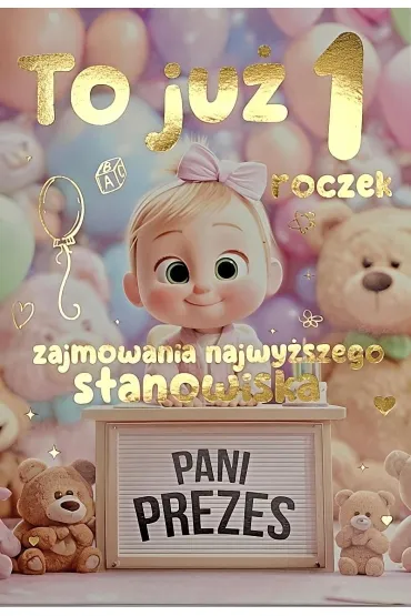 Yeku Karnet 3K Urodziny