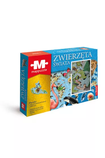 Mappuzzle Zwierz�ta �wiata Demart