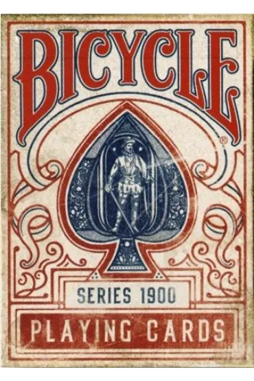 Karty 1900 Series Red Vintage
