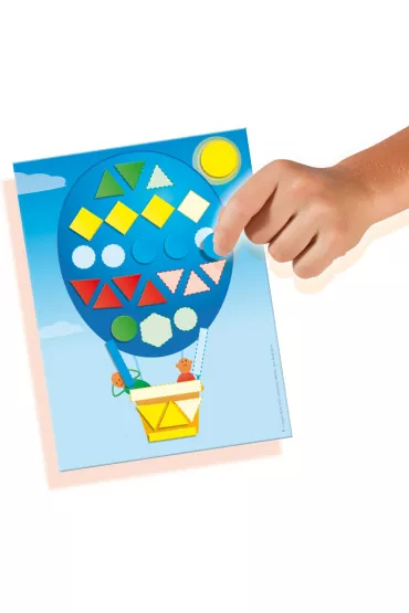 Figury geometryczne Zestaw do nauki wyklejania Ses Creative