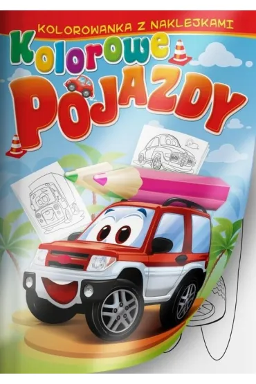 Kolorowanka Kolorowe pojazdy 210