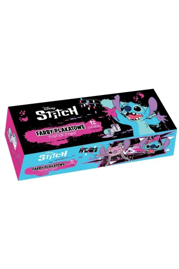 Beniamin Farby plakatowe Stitch Black 12 x 20 ml