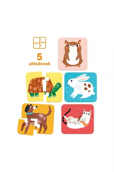CzuCzu. Nasi przyjaciele. Puzzle na cztery Bright Junior Media