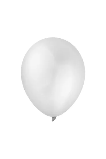 Godan Balony metalik bia�e 23cm 100 szt