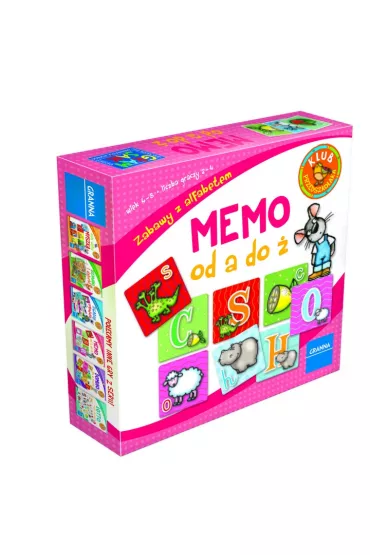 Memo od a do �. Zabawy z alfabetem Granna - Memo od A do Z