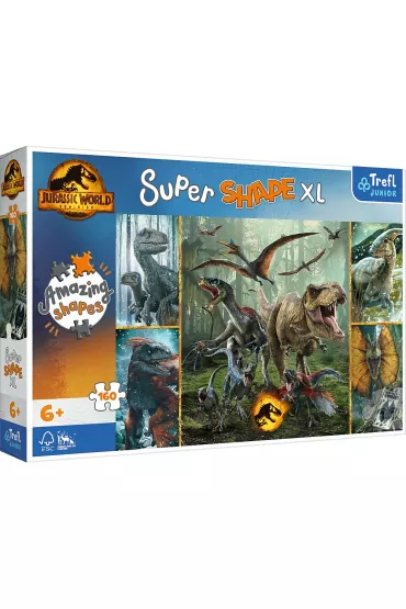 Puzzle 160 el. XL Niezwyk�e dinozaury Trefl