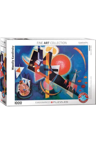 Puzzle 1000 el. W kolorze niebieskim, Wassily Kandinsky Eurographics