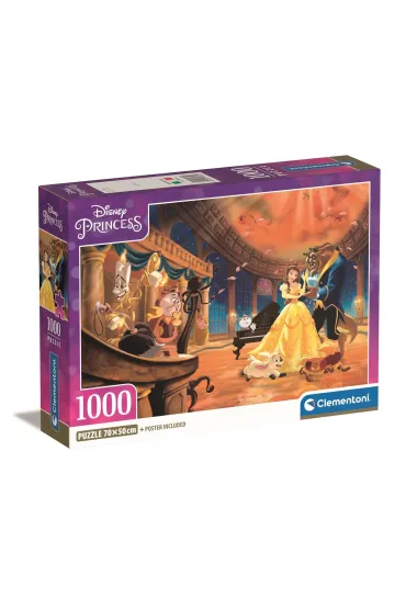 Puzzle 1000 el. Compact Disney Princess Clementoni