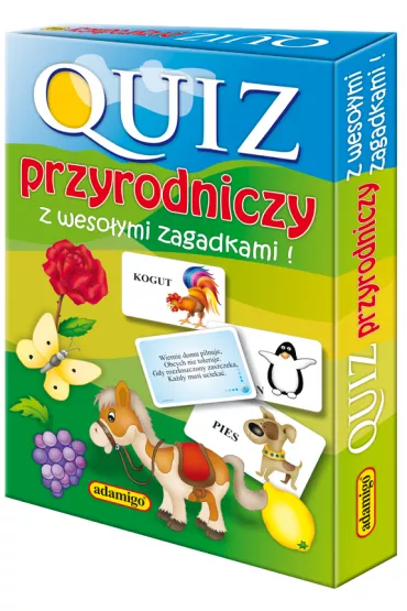 Quiz przyrodniczy z weso�ymi zagadkami Adamigo - Antonina Kwasek, Iza Szczepa�czyk