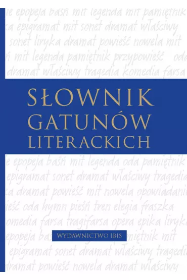 S�ownik gatunk�w literackich