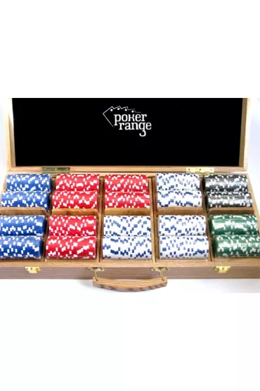 �etony pokerowe Premium Drewno 500 szt. 14g