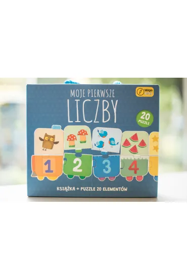 Puzzle 20 el. Moje pierwsze liczby + ksi��ka Wilga Play