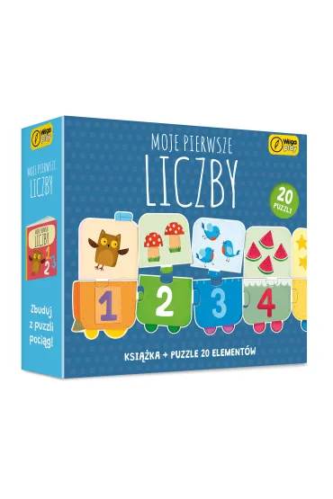 Puzzle 20 el. Moje pierwsze liczby + ksi��ka Wilga Play