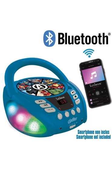 Odtwarzacz CD Bluetooth Avengers z efektami �wietlnymi RCD109AV