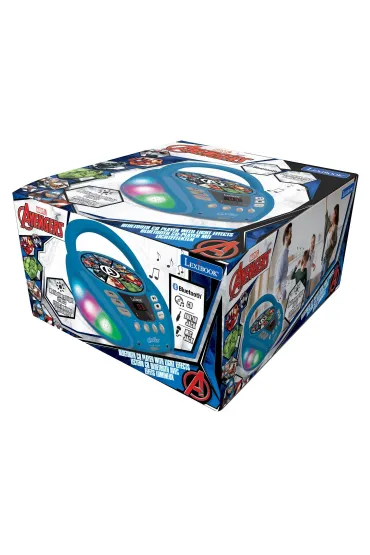 Odtwarzacz CD Bluetooth Avengers z efektami �wietlnymi RCD109AV