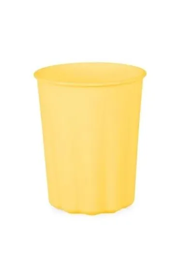 PartyDeco Kubeczki plastikowe Falbanka, ��ty 4 x 220 ml 4 szt.