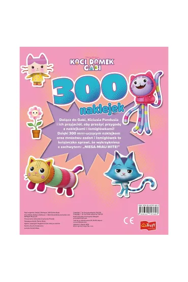 300 naklejek. Koci Domek Gabi